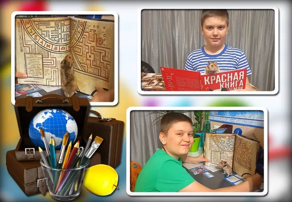 28. А про хомяков в этой книге написано? Почитай скорее!